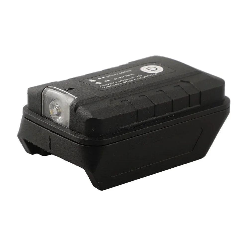 For A3 Liion Battery Adapter With Dual USB Output Converter And Built In Protection Board With 45 Lumen Flashlight