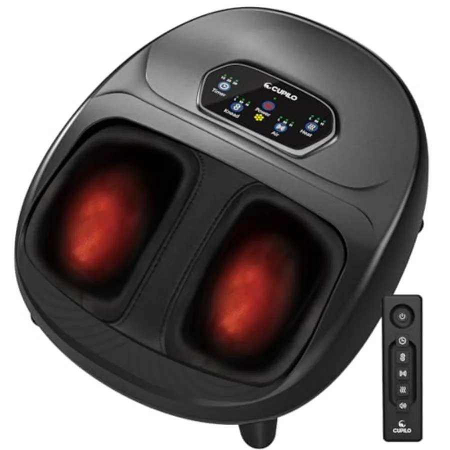 

Foot Massager with Heat FSA Eligible HSA Store Upgraded Full Foot Shiatsu Massage for Neuropathy Remote Control Multi-Level Set