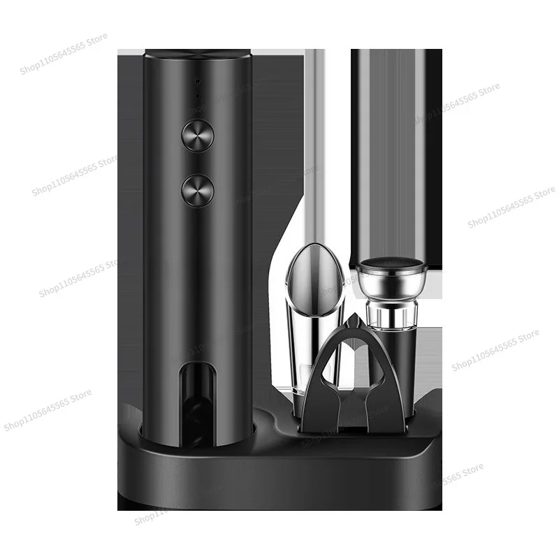 For Electric Wine Opener Three Piece Set, Household Rechargeable Multifunctional Fully Automatic Wine Opener Set