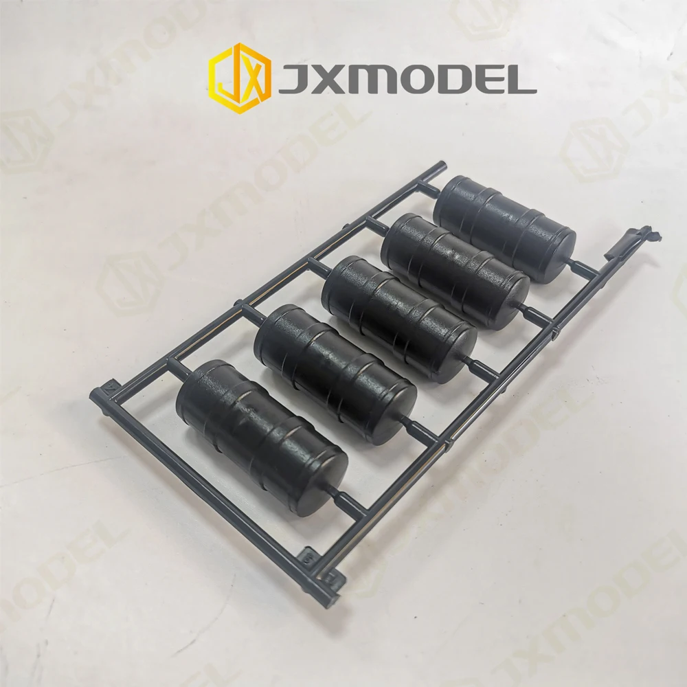 Symulacja modelu JX, plastikowy dekoracyjny zbiornik paliwa do ciężarówki RC 1/14 F2000, ciężarówki wywrotki, holownicy, przyczepy, części do tuningu lub majsterkowania.