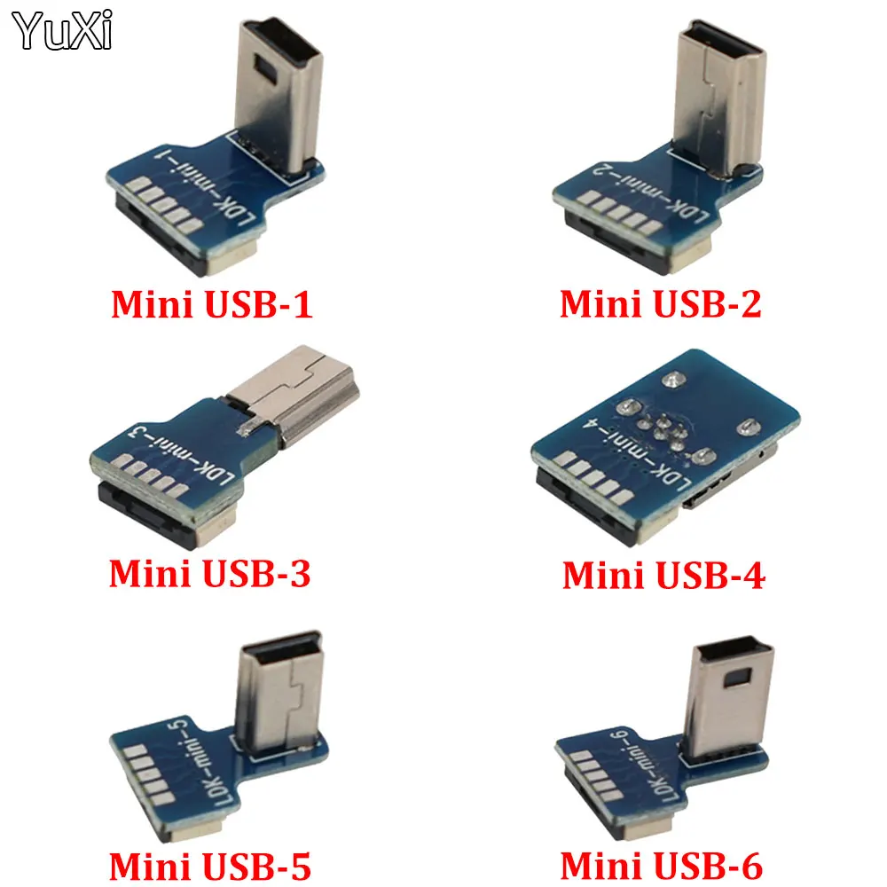 1PCS Mini USB Connector Charging Data Cable FPC Flat Flexible Connection Cable OTG 5Pin DIY Free Collocation