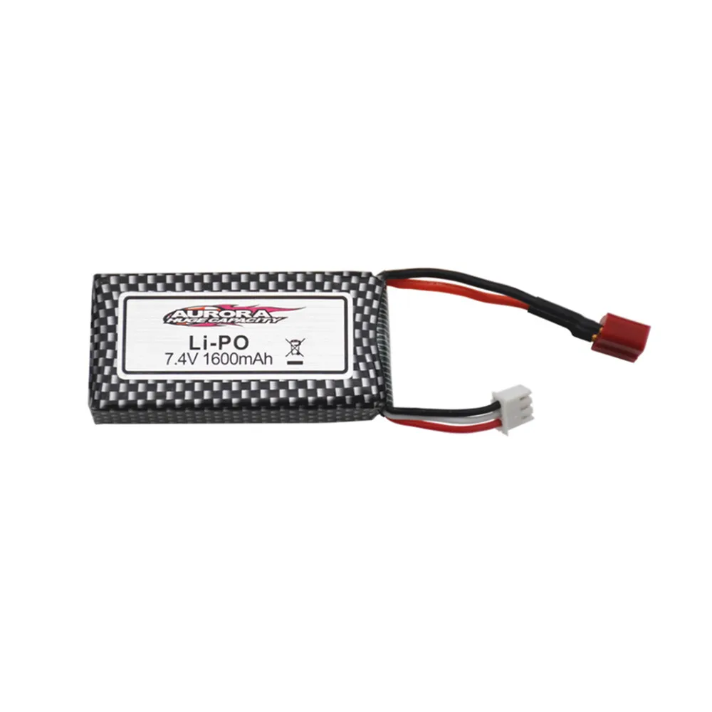 7.4V 1600mAh Lipo Battery For XINLEHONG 9125 144001 RC toys Car Spare Parts 2S 7.4V batteries For 9125 image 3