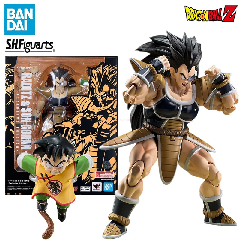 

Dragon Ball Z Bandai S.H. Фигуртс радтц и сон гохань детская эксклюзивная версия Ver. ПВХ аниме экшн-фигурки модели игрушки в подарок
