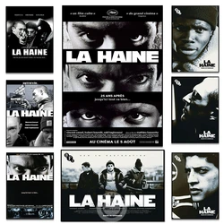 La Haine 1995 Movies Prints The Hate Vintage Poster French Crime Drama Film Wall Art Picture Canvas Painting Bedroom Home Decor