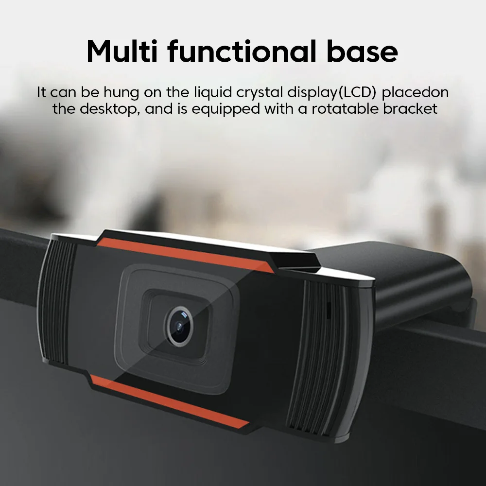 USB HD PCウェブカメラ 1080P 720P プラグアンドプレイ コンピューターウェブカメラ PC/ラップトップ/デスクトップ用 USB会議・ビデオ通話用ビデオウェブカメラ