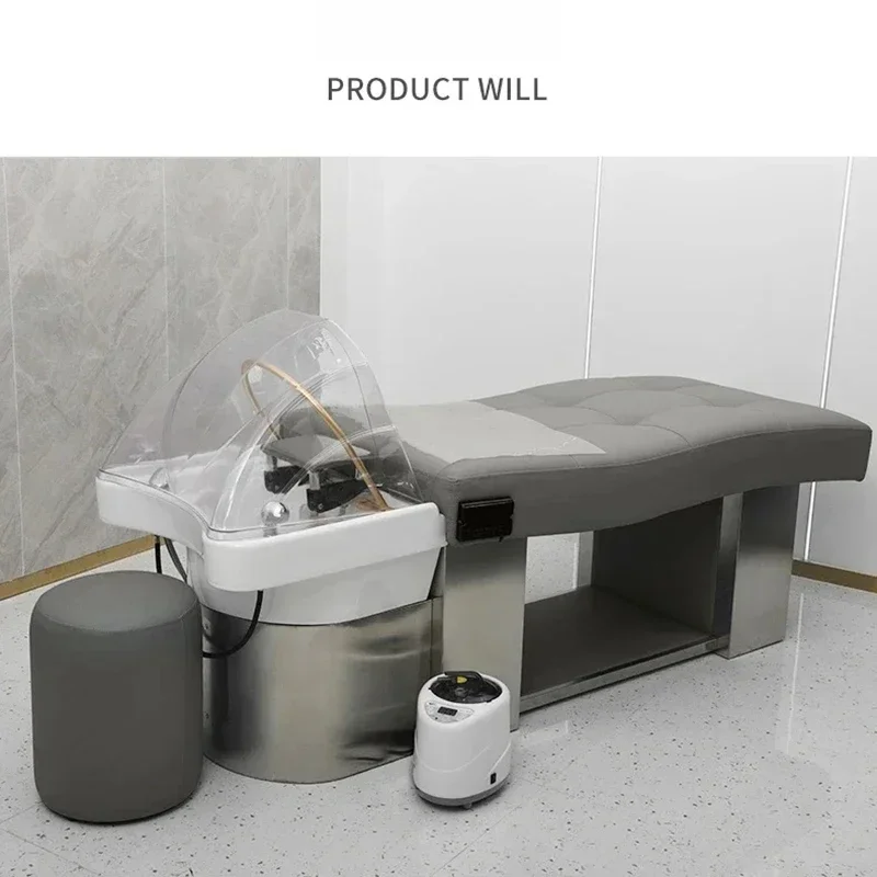 

Shower Equipment Shampoo Chairs Water Circulation Thai Shampoo Bed Head Spa Massage Table Lavacabezas Salon Furniture