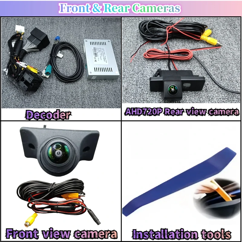Parking Reverse Camera Voor Peugeot 3008 2012-2023 Originele Scherm Voor Achter Backup Camera Plug & Play