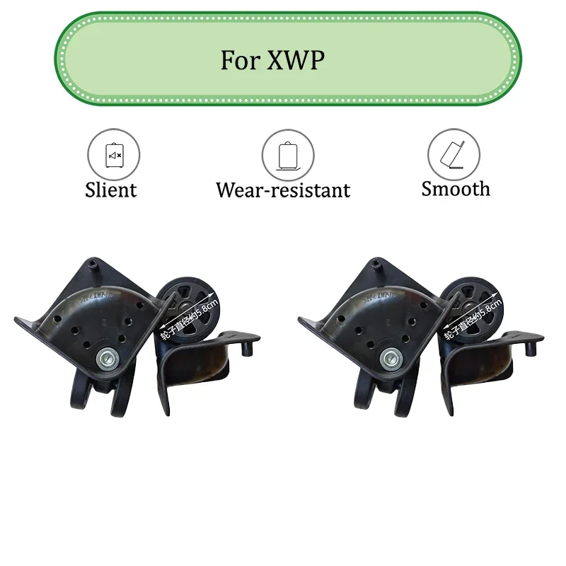 

For XWP-177 Universal Wheel Trolley Case Wheel Luggage Repair Casters Slient Wear-resistant Pulley Sliding Replacement