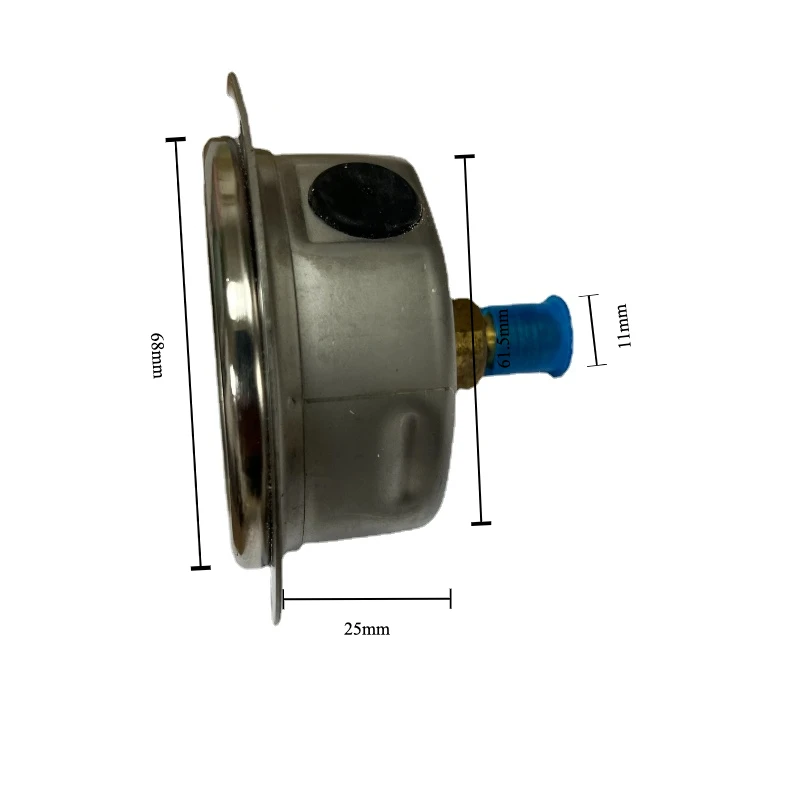 Pressure gauge R410A refrigerant oil filled air conditioning refrigeration oil gauge cold storage refrigeration unit high and lo