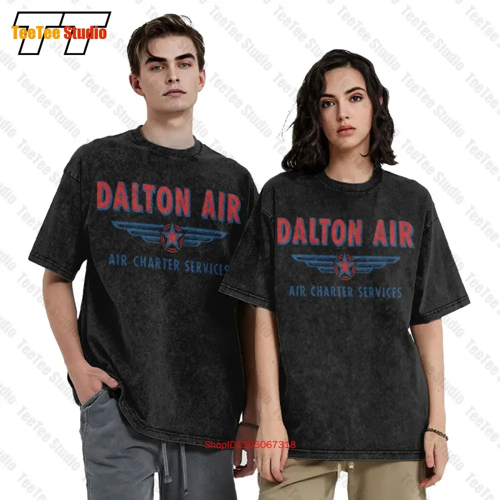 Macgyver Daltons Air Charter Service Logo Vintage Oversized T-Shirt NXRE