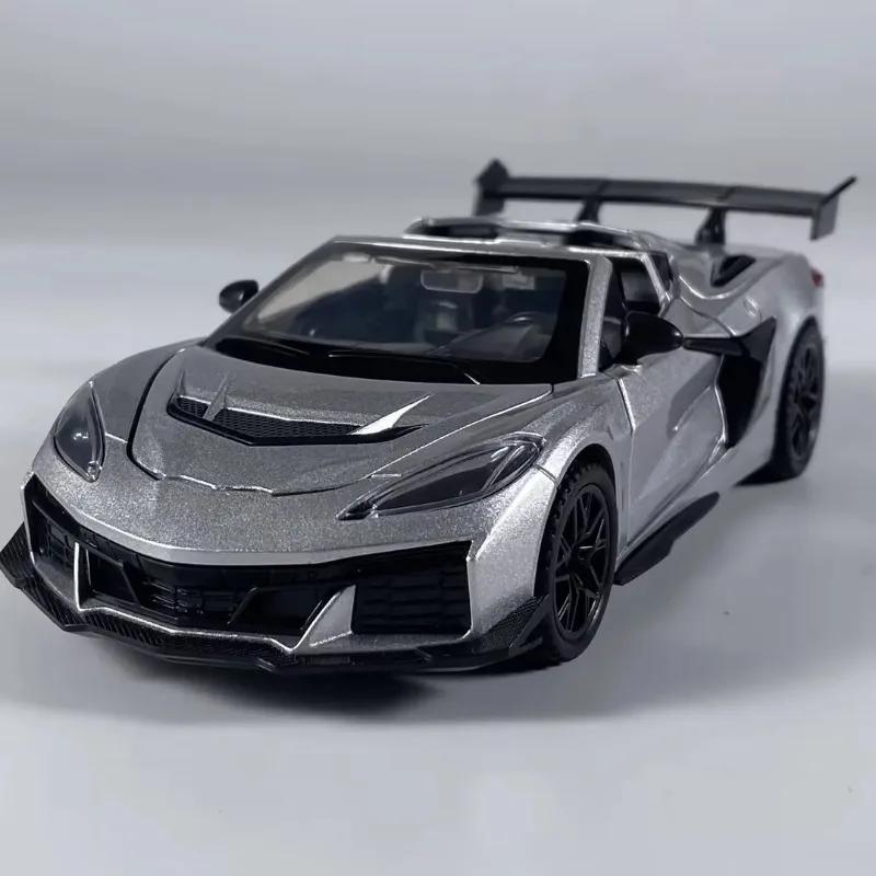 1:32 Chevrolet Corvette C8 ZR1X Track Enhanced Version Supercar Alloy Metal Diecast Model Car Home Decoration & Desktop Display