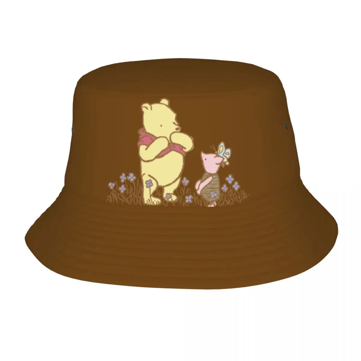 

Летний пляжный отдых, головной убор, Винни-Пух, поросенок в полевых товарах, шляпа-ведро, шляпа от солнца, панамка, складная кепка для рыбалки, спортивная