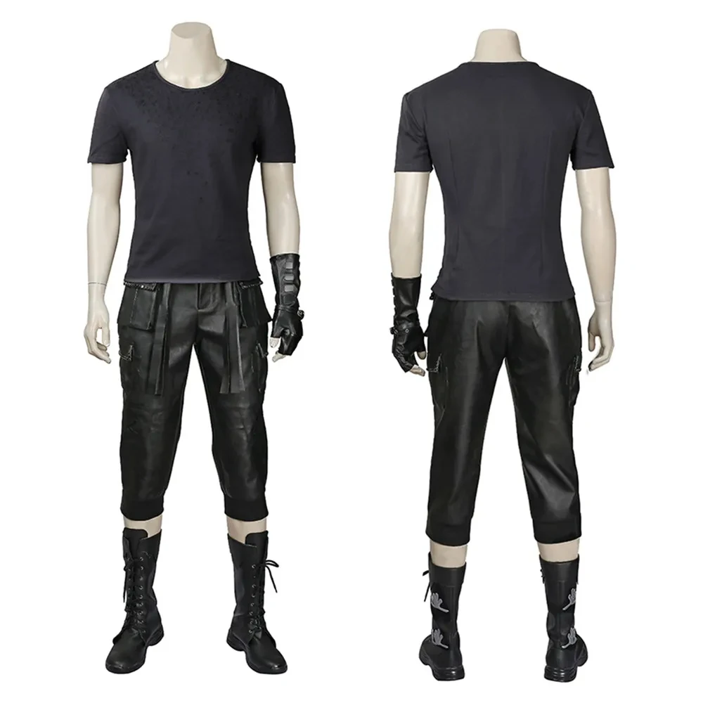 FF15 Noctis Lucis Cosplay Costume Game Fantasy Suit Faux Leather  Coat Pants Full Set and Individual Items Are Sold Custom Size