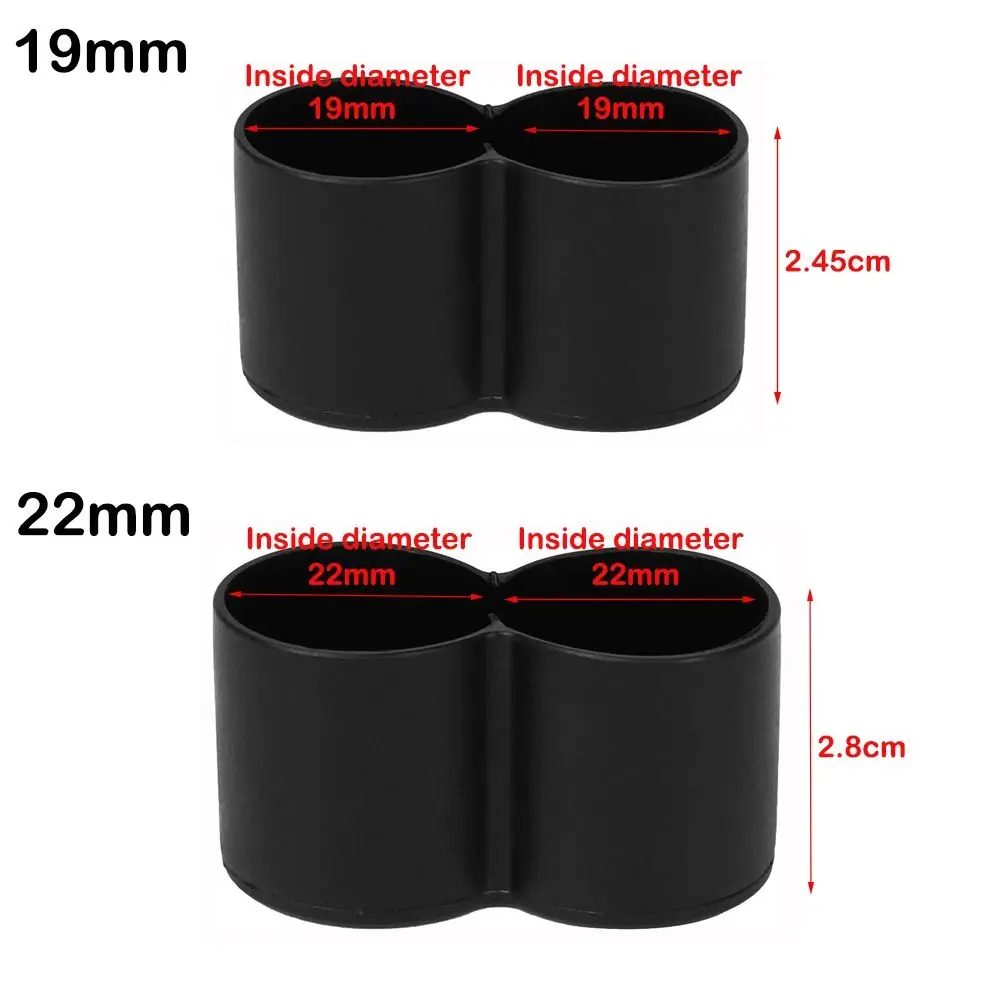 Embouts de Pieds de Table et de Chaise en Plastique, Couvre-Pieds de Meubles à Double Tube, Protecteurs de Sol, Accessoires de Meubles de Maison et de Bureau, 4 Pièces