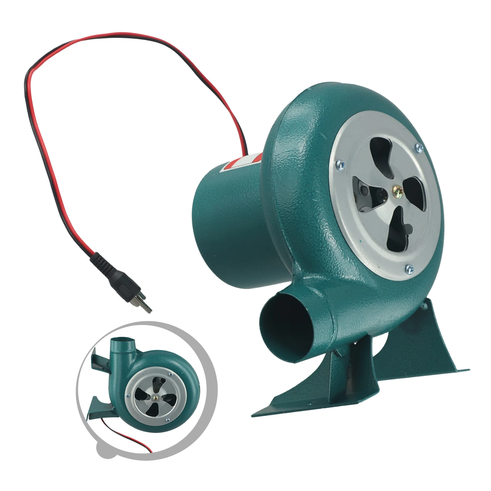 

2800RPM Blower Outdoor BBQ Blower Blacksmithing AC110V220V Power Supply Adjustable Wind Speed DC12V Power Supply