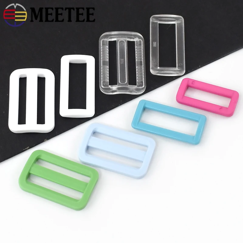 10/20Pcs Plastic Buckles for Bag 25/32/38mm O D Ring Strap Adjuster Clasp Webbing Connector Hook DIY Dog Collar Accessories