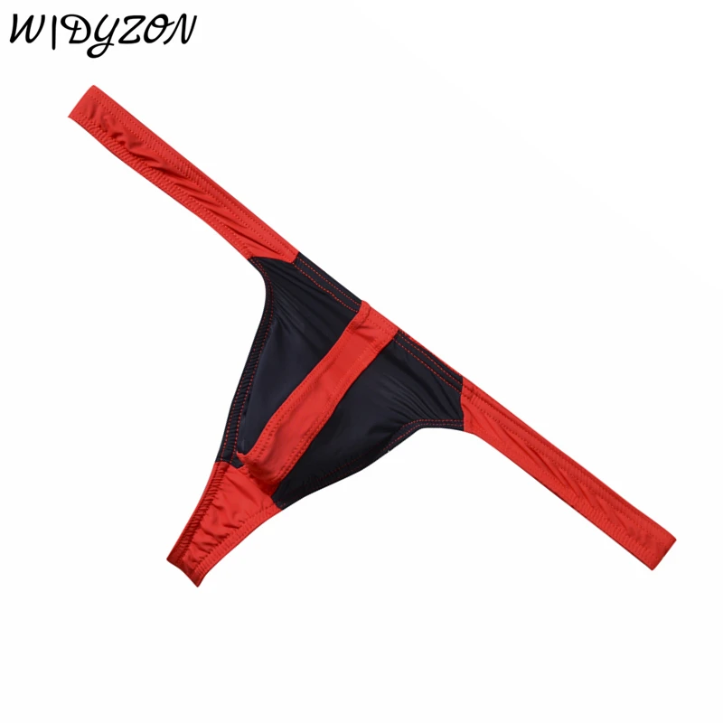 Mens Ice Silk Thongs G Strings Underwear Men Sexy Quick Dry Bikini T-back Panties Men U Pouch Thongs Lingerie Tanga Cuecas