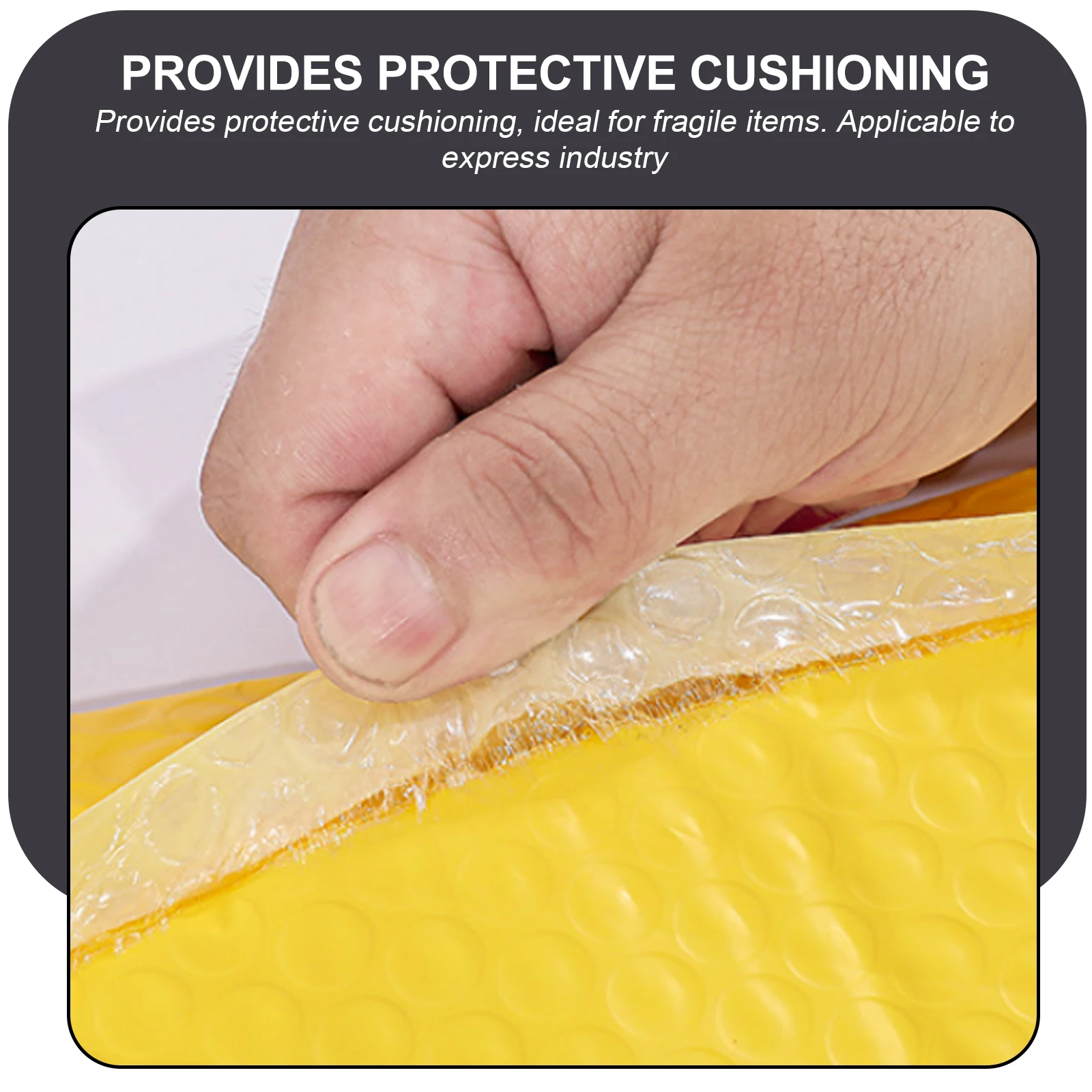 25PCS Waterproof Shockproof Packaging Envelopes Lightweight Protection Pouches Files