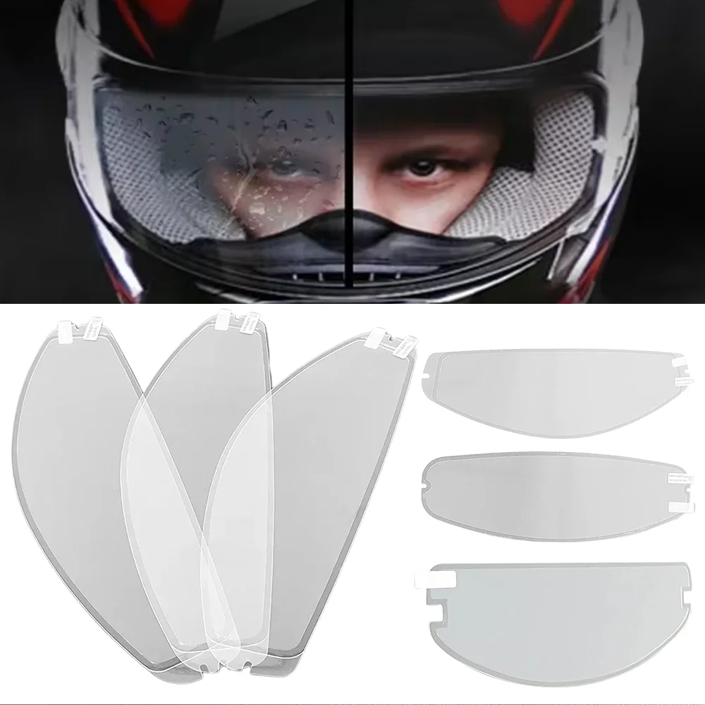 

Motorcycle Helmet Anti Fog Film HD Anti Fog Sheet Universal Full Half Helmet Motorcycle Visor Anti Fog Sticker for AGV K1