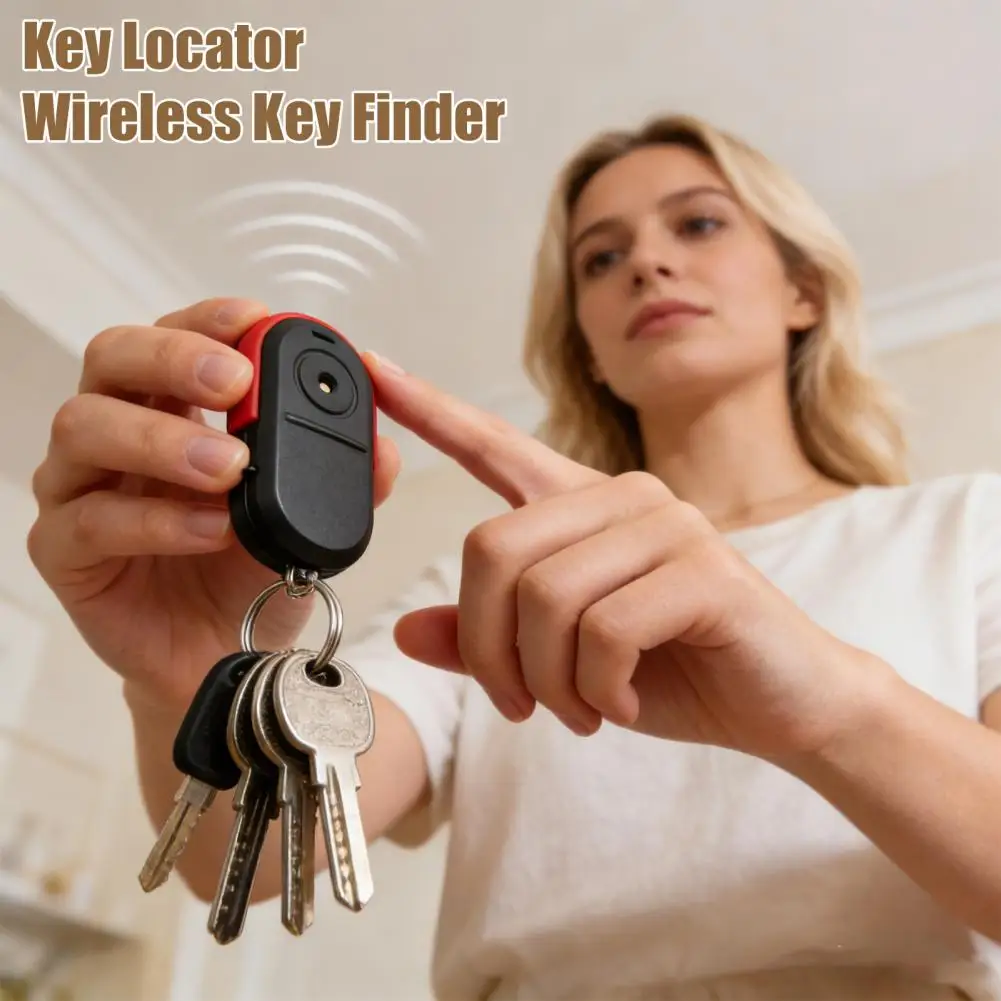 Led Key Finder Key Locator 2/3pcs Key Finder Voice Control Anti-lost Device with Whistle Activation Led Light Tracker for Wallet