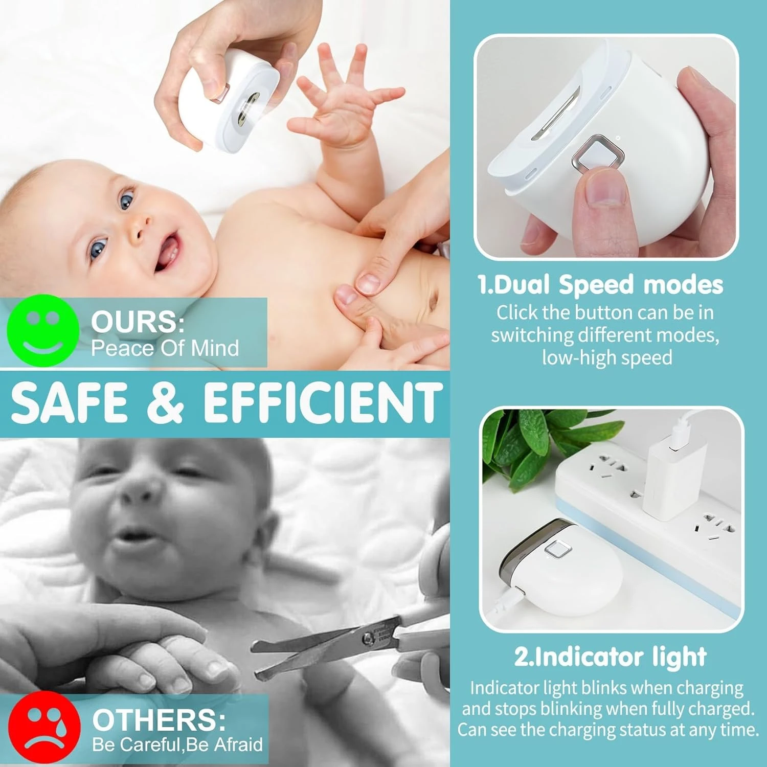 Coupe-ongles électrique automa - Baby Nail Trimmer Electric avis et prix