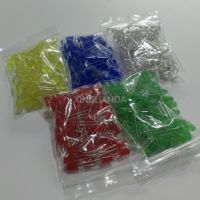 500Pcs/lot 5MM LED Diode Kit Mixed Color Red Green Yellow Blue White  5value*100pcs