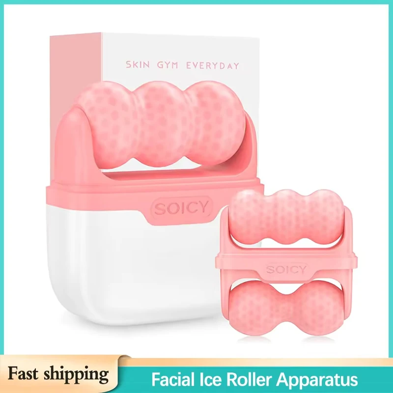 

2-in-1 Ice Roller for Face and Eye Relief Eye Puffiness Migraine Pain Relief Cooling Facial Skin Care Products