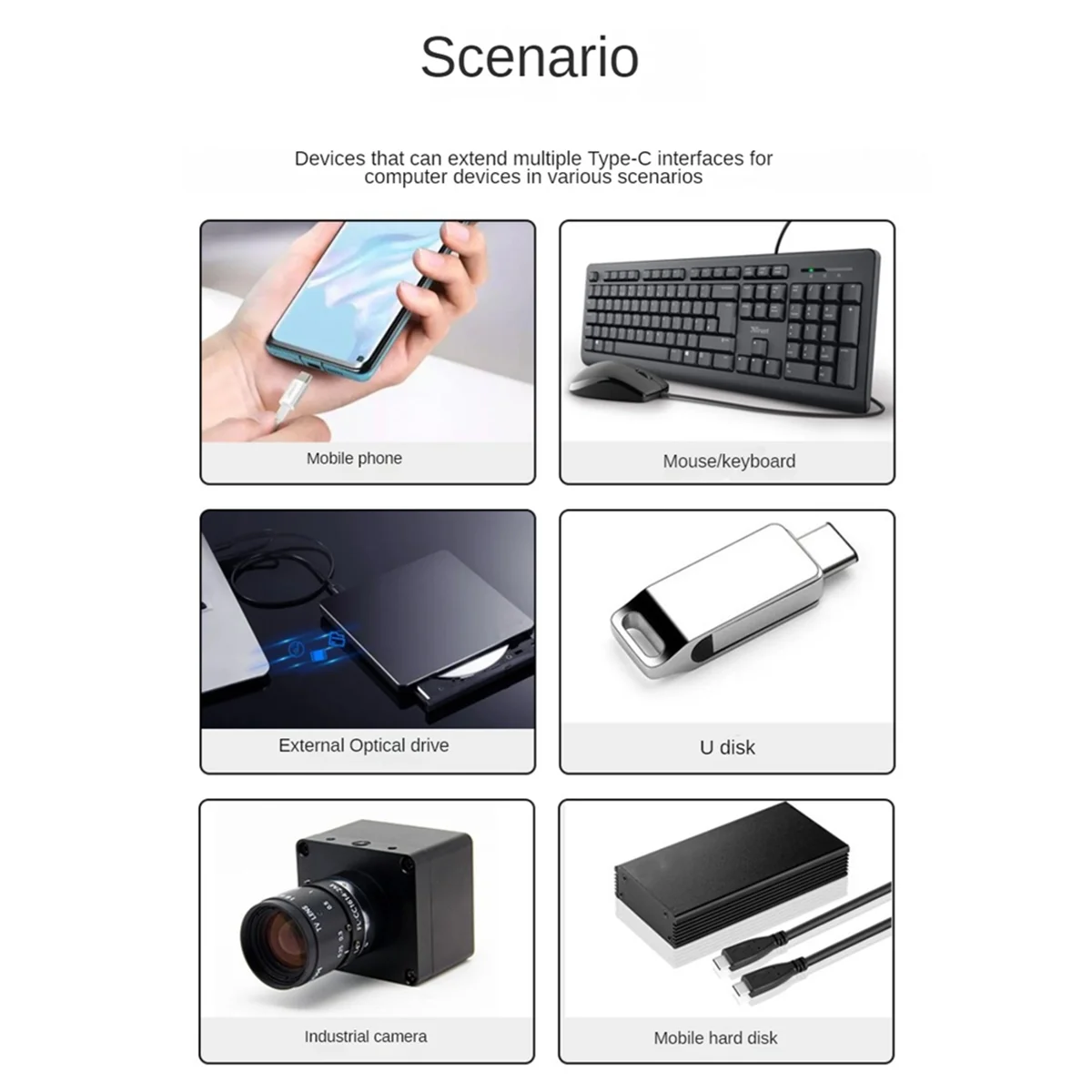 

IOCREST Asm3142 M.2 to Type-C Host Controller Card USB 3.2 Gen2 10 Gbps 1 Ports USB C M.2 22X60 B Key M Key Data Transfer Riser