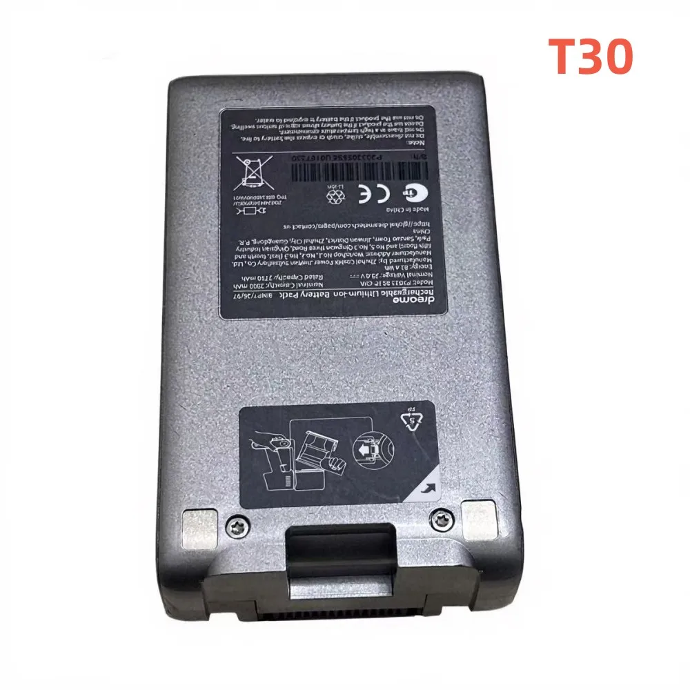 

100%Original 2900mAh 29.6V for DREAME P2033-8S1P-GYA T30 Floor Scrubber Vacuum Cleaner Battery
