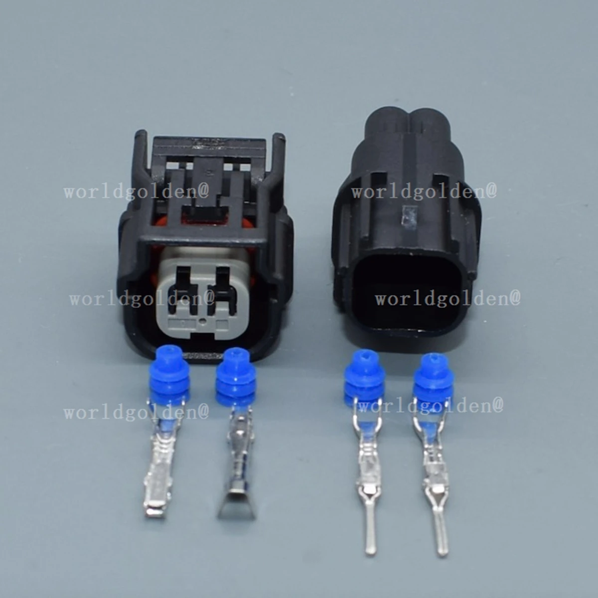 6189-6905 6189-7036 Auto Wire Connector Plug for Universal Vehicles, male female terminal with blue waterproof seal