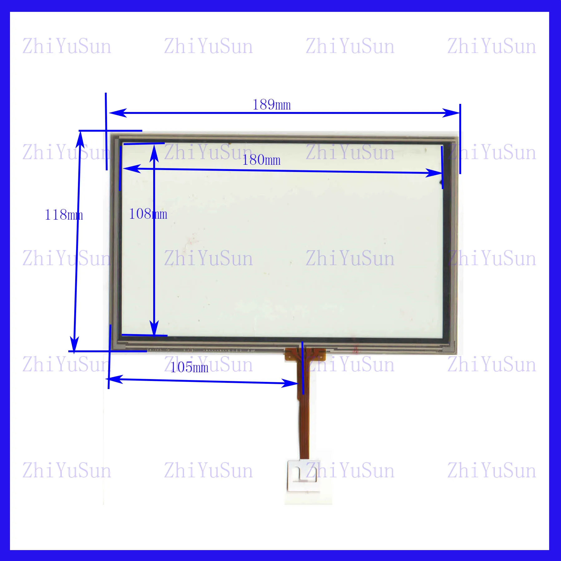 

N0100528X161 189*118 мм N010-0528-X161 4-линейный экран сопротивления СЕНСОРНЫЙ ЭКРАН СТЕКЛО