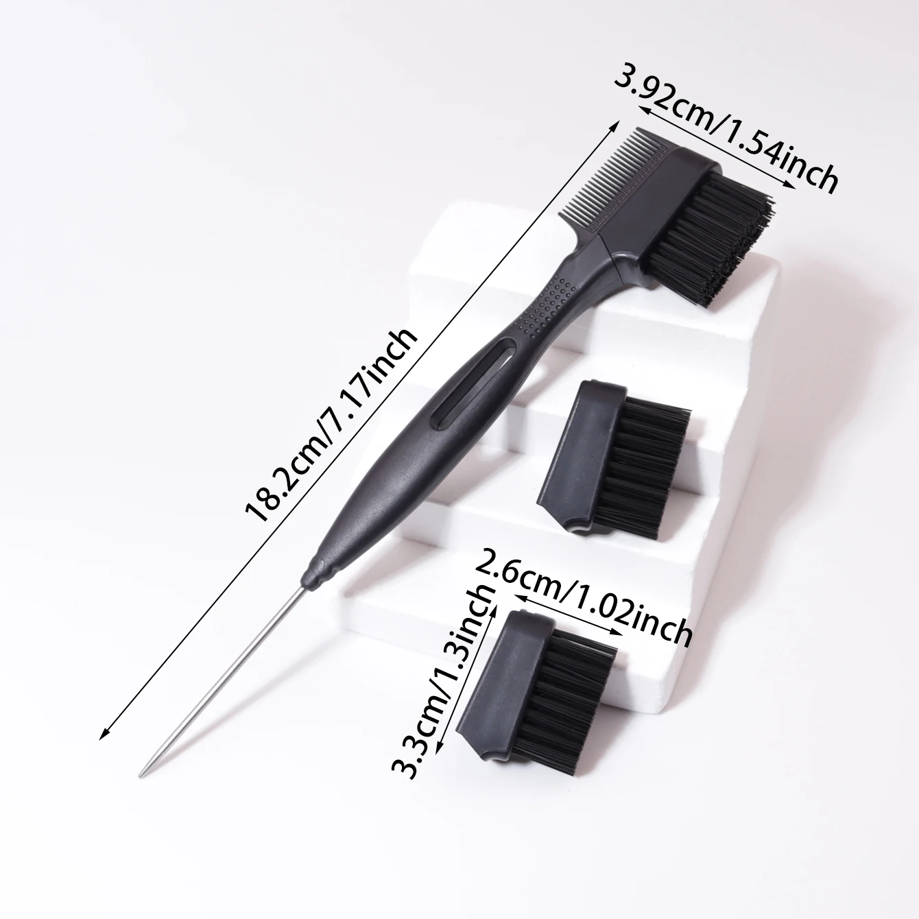 3/12pcs Eyebrow Shaper Eyelash Comb, Double Side Brush Set