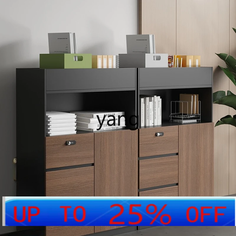 

lmm Furniture Office File Cabinets Data Lockers Floor-to-ceiling strips with edge lockers
