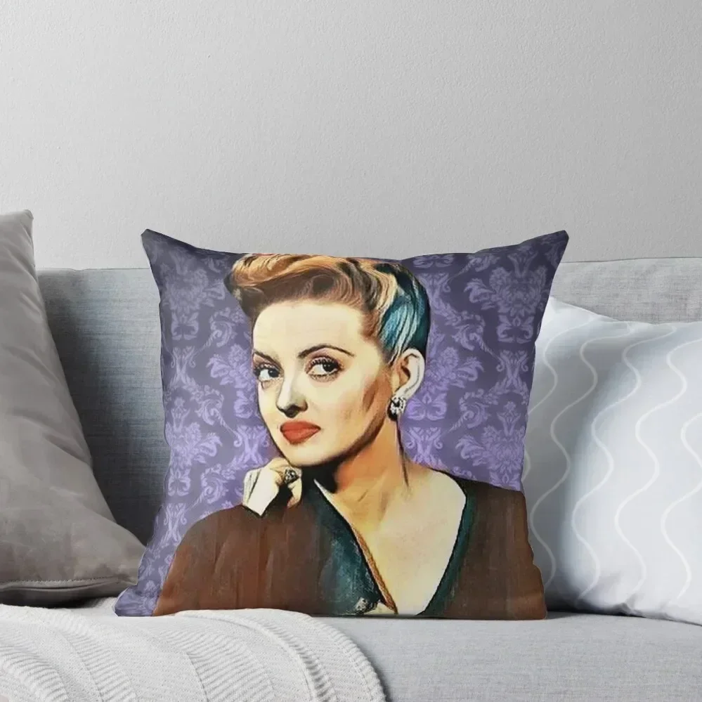 BETTE DAVIS EYES Throw Pillow Couch Pillows Pillowcases Bed Cushions christmas ornaments 2025 Room decorating items pillow