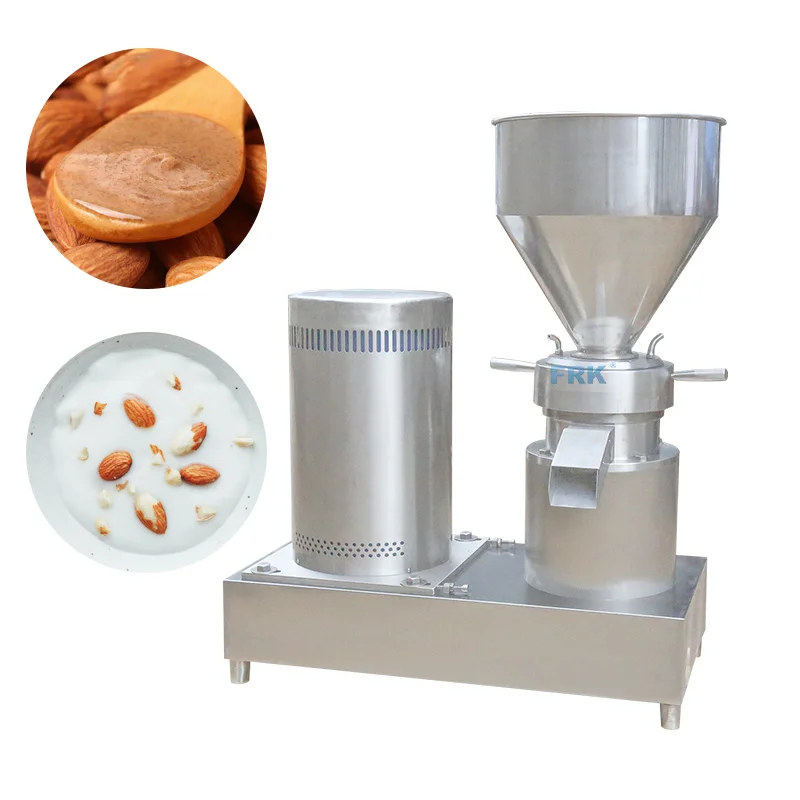 

New Wet Food Small Grinder Machine For Making Peanut Butter Almond Milk For Meat Colloid Mill For Bakery Cooking Condition New