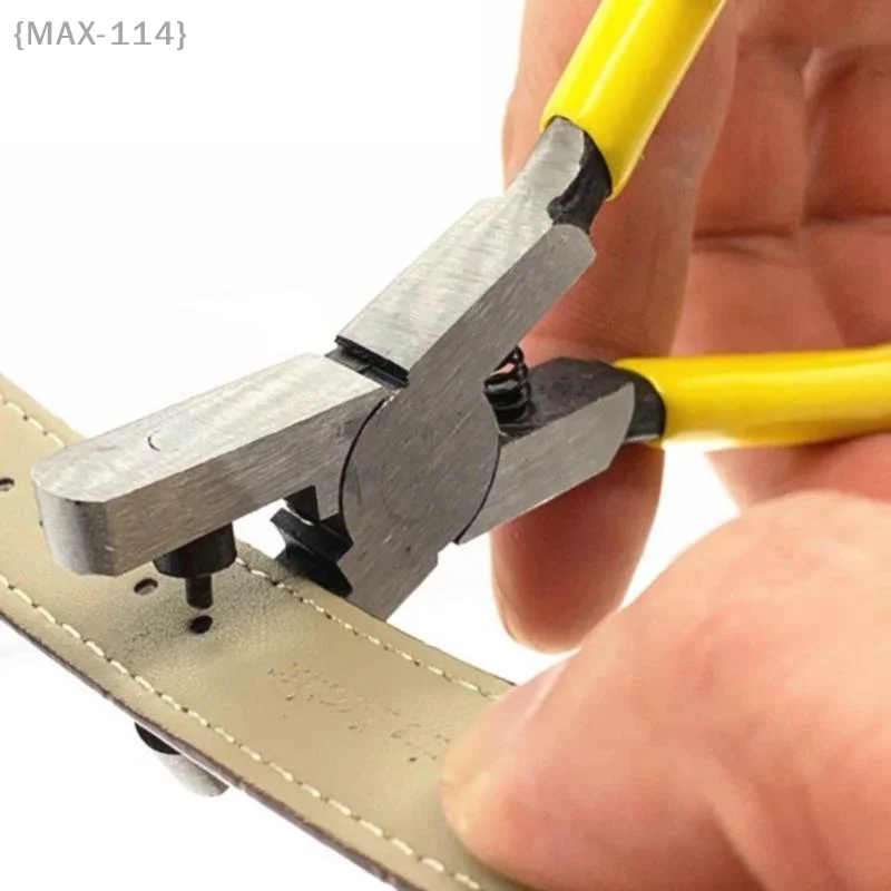 ✨ Precision Hole Punch Tool, 0.8mm Professional Pliers For Leather Craft & Watch Strap Adjustment {MAX-114}