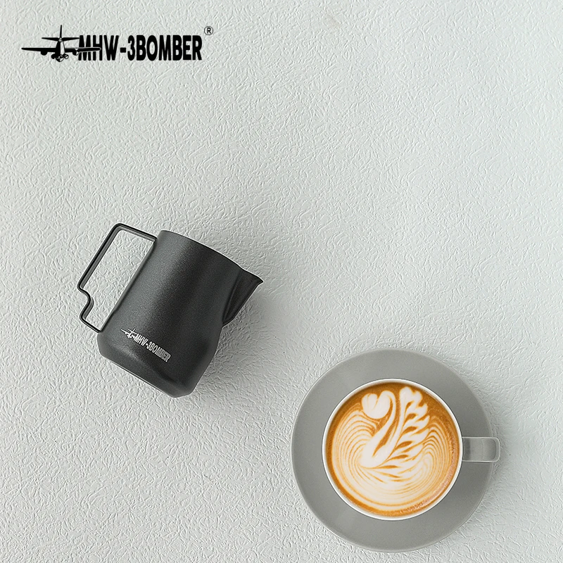 Jarra para Espumar Leite MHW-3Bomber 350ml 450ml Profissional Baristas — foto 6