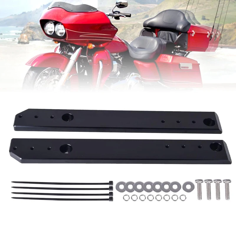 Rear Tour Pak Pack Relocator Mount Plate Kit Adjustable 1