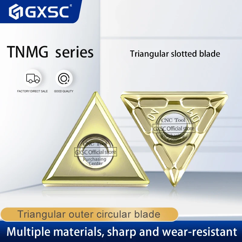 

TNMG160404/08 MQ MS Токарный станок с ЧПУ со слотом Внешний токарный инструмент Серия TNMG Режущий инструмент с токарным лезвием Обработка нержавеющей стали