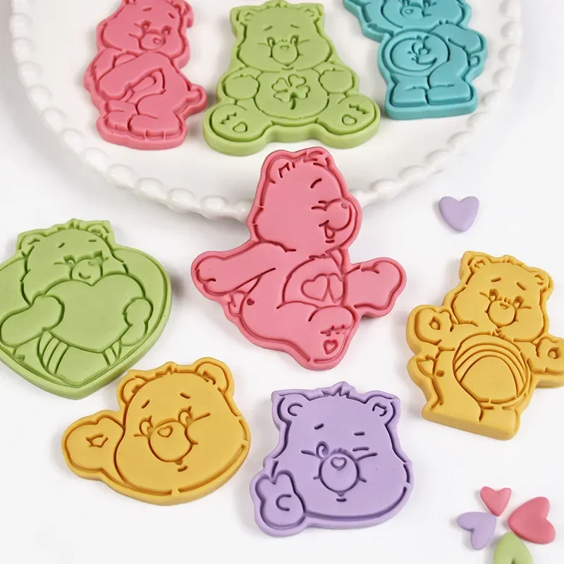 New Anime Care Bears Cookie Cutter Mold Candy Mould Cake Decorating Baking Tools Kitchen Accessories Gift Hot Sales