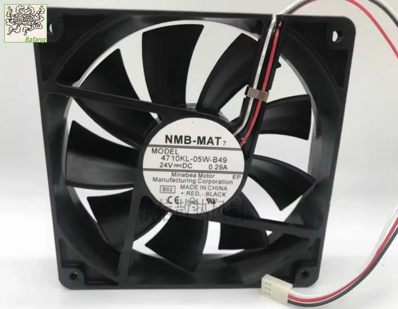 

Ltsf For Original NMB-MAT 4710KL-05W-B49 DC24V 0.29A 3 Cables 12cm Ventilador De Escape De Impresora De Inyección De Tinta