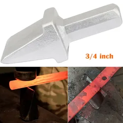 ESUYA Blacksmith Anvil Hardy Cutter Tool 3/4 Inch Shaft Hot Cut Tool Blacksmith Anvil Forge Tool Shank Cutter