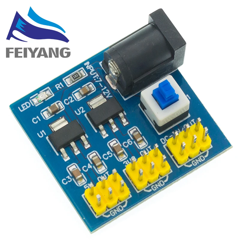 3.3V 5V 12V Multi Output Voltage Conversion DC-DC 12V to 3.3V 5V 12V Power Module