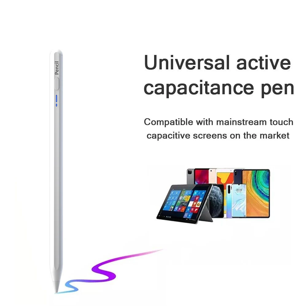 Epairup Non-Wireless Stylus Pencil, Compatible with iOS/Android/Microsoft Phones & Tablets, Works For iPad 2018-2026, +2pcs nibs