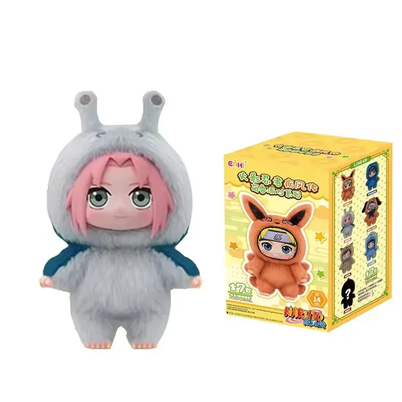 Nowa figurka EAKI Naruto w kopercie niespodziance, seria Shippuden Party, ręcznie robione pluszaki, dekoracje, seria zabawek, prezenty