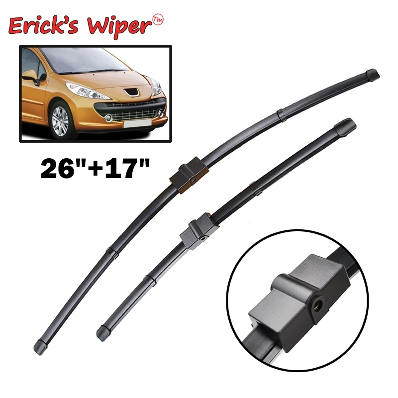 Erick\'s Wiper LHD & RHD Front Wiper Blades For Peugeot 207 207CC 207SW CC SW 2006 - 2014 Windshield Windscreen Window 26\