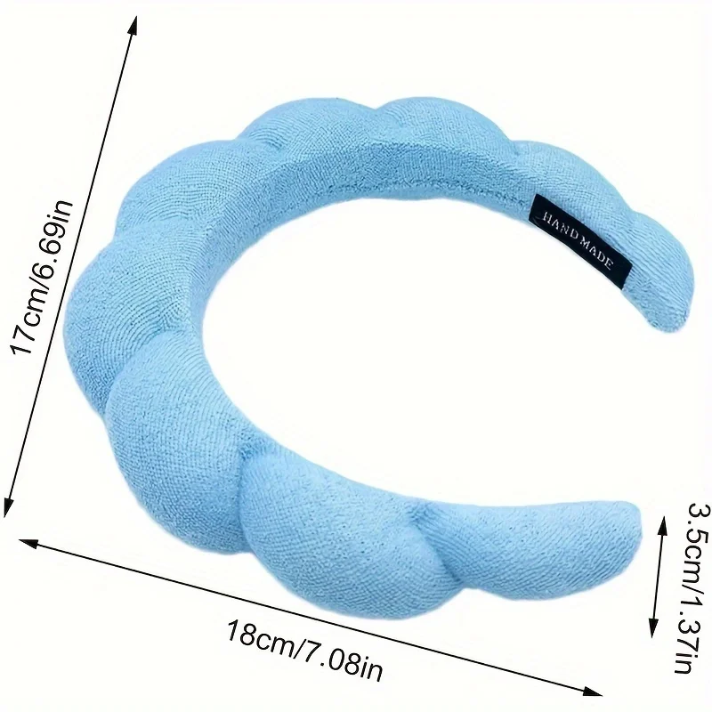 1pc Sweet Super Soft Spa Headband - Perfect for Skin Care, Face Washing, Makeup Removal, Shower Facial Care Tools