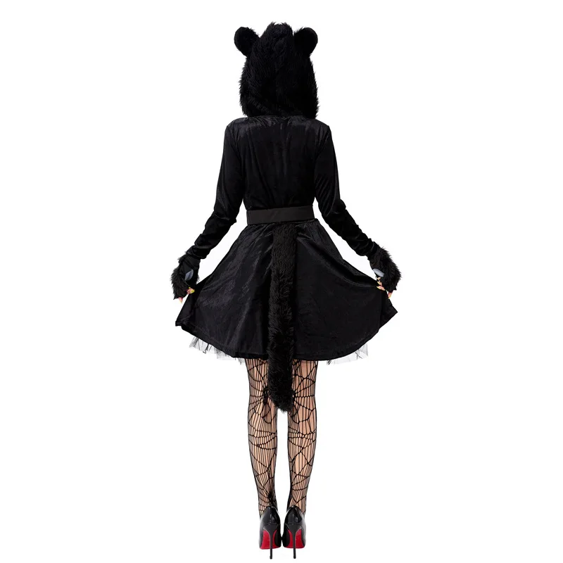 لطيف بلا مقنعين منتفخ الدكتور الكبار تأثيري الحيوان دور بلانغ أداء الهالوين زي المرأة التقليدية العرقية...