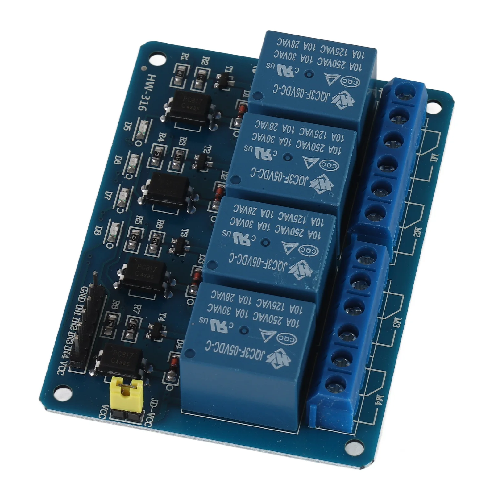 Dispositivo de riego automático, Kit de riego automático, relé de 4 canales, plantas de jardín, juego de dispositivo de riego automático