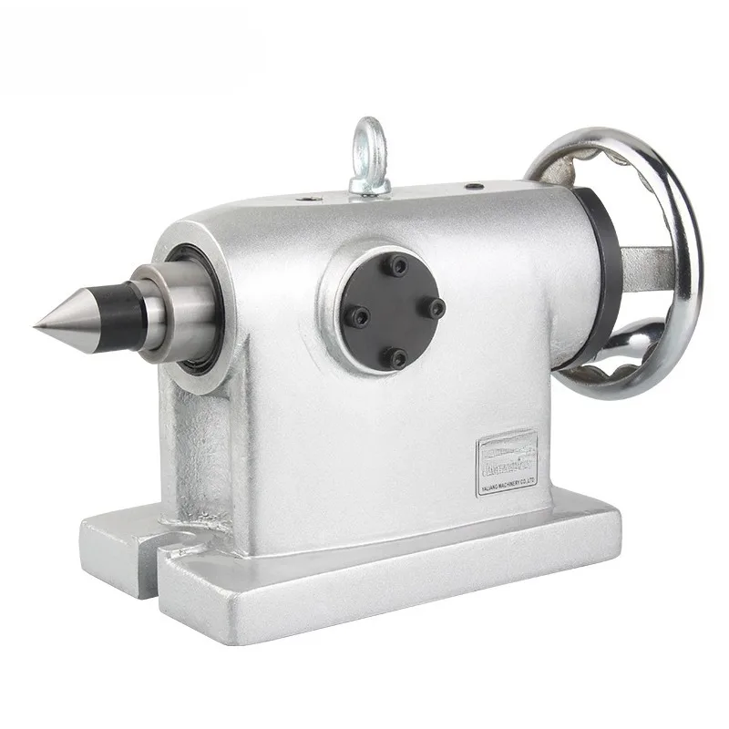 Center height 135/160 manual thimble tailstock lathe milling machine cnc numerical control machining center four axis tailstock
